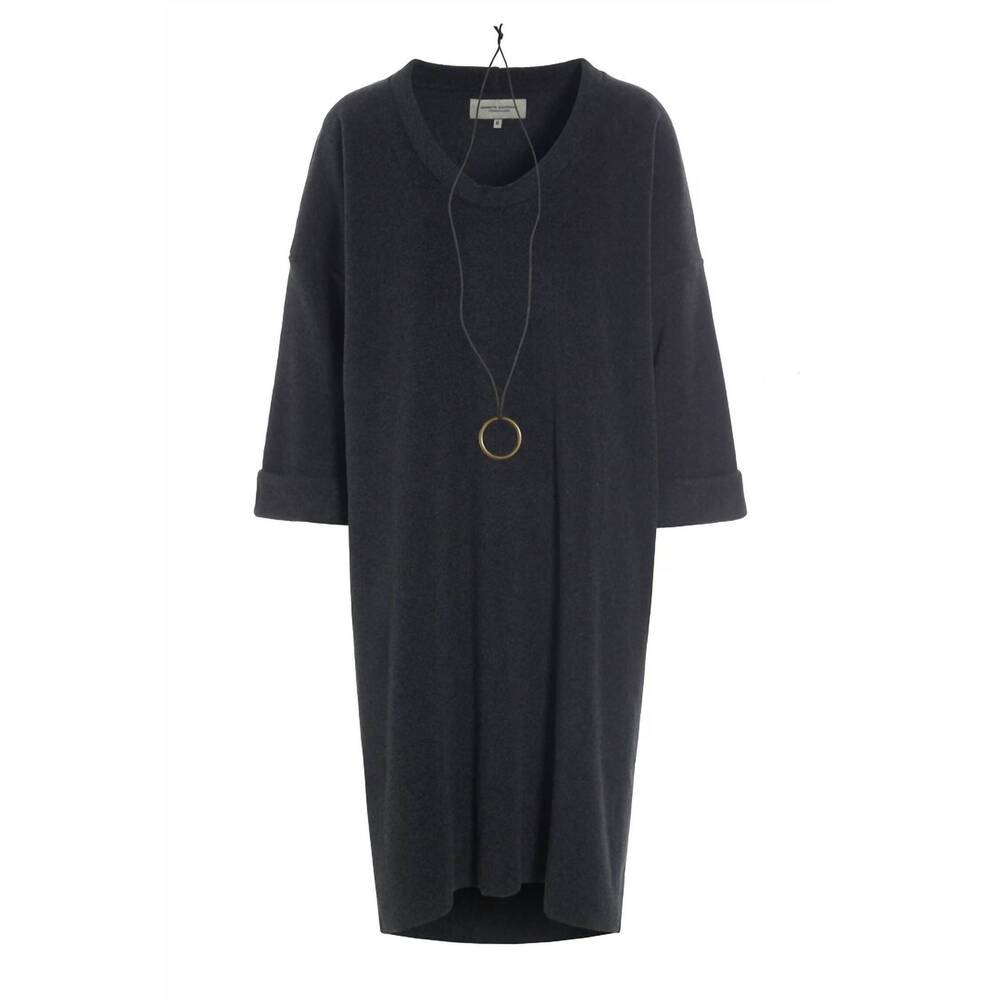 NEW HENRIETTE STEFFENSEN women's tunic top in soft black